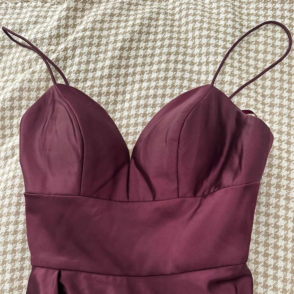 Plum Prom Dress
